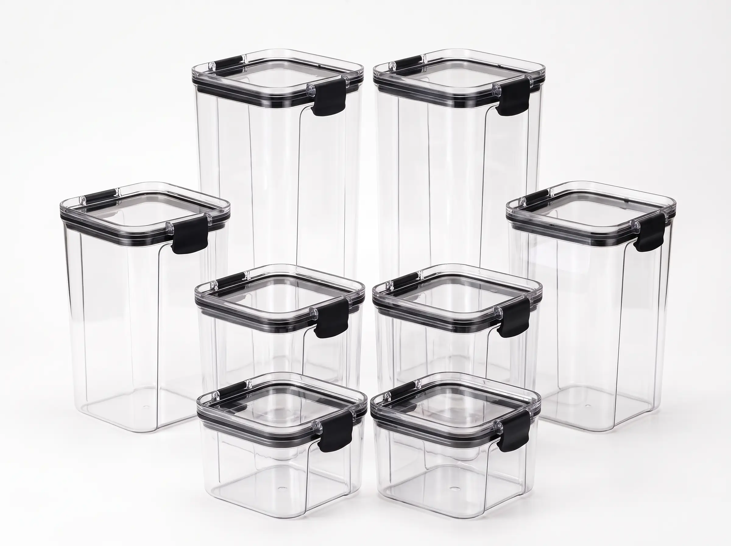Bundle lengkap 4 ukuran toples plastik URFIA